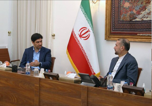 دیدار رئیس شورای اجرایی گروه بینالمجالس مجلس با امیرعبداللهیان  دیدار رئیس شورای اجرایی گروه بینالمجالس مجلس با امیرعبداللهیان