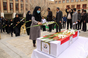 اهداء بدن استاد دانشگاه علوم پزشکی سمنان