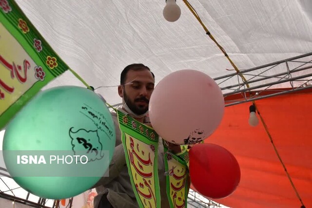 خراسان شمالی در شب نیمه شعبان، غرق در نور و سرور شد