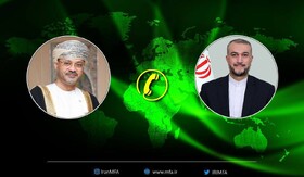 رایزنی وزیران امور خارجه ایران و عمان در مورد مذاکرات رفع تحریم‌ها