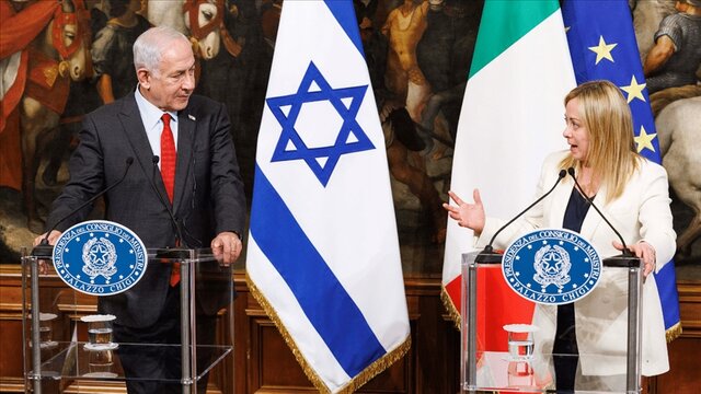 ملونی در دیدار با نتانیاهو: حامی ازسرگیری مذاکرات صلح برای حل مساله فلسطین هستیم