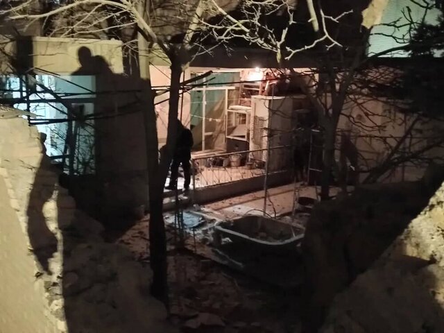 انفجار 4 ساختمان در تبریز