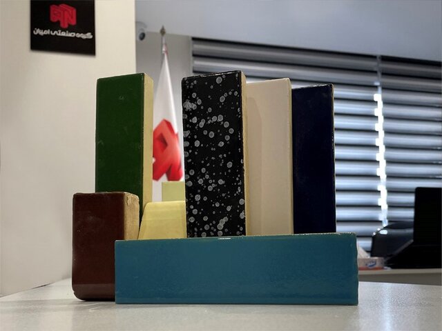 انواع آجر روکش دار (آجر لعابی) در مدل های مختلف ال، پلاک و نیمه با رنگ های مختلف