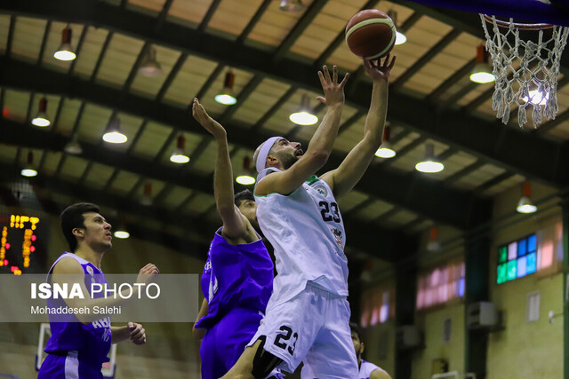 عکس آرشیوی و تزئینی است پایان مرحله دوم دور مقدماتی لیگ بسکتبال با یک دیدار ناتمام