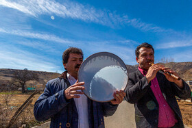 اجرای تکم گردانی توسط گروه « تکم‌چی لر» در روستاهای  شهرستان اهر