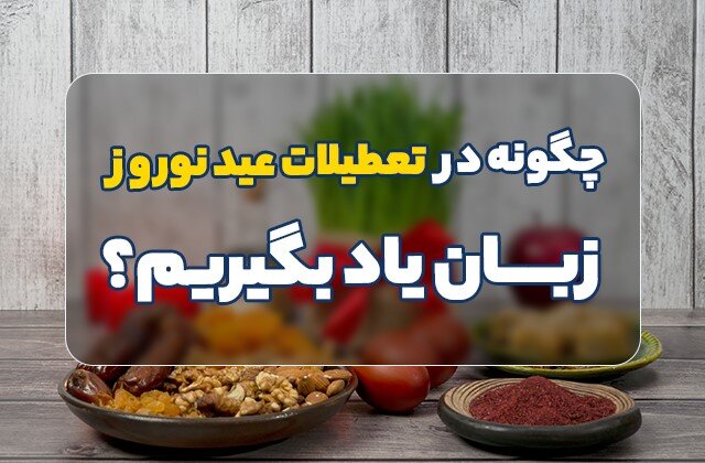 چگونه در تعطیلات عید نوروز زبان یاد بگیریم؟