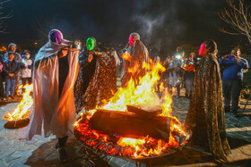 مراسم سنتی چهارشنبه سوری و قاشق زنی - همدان