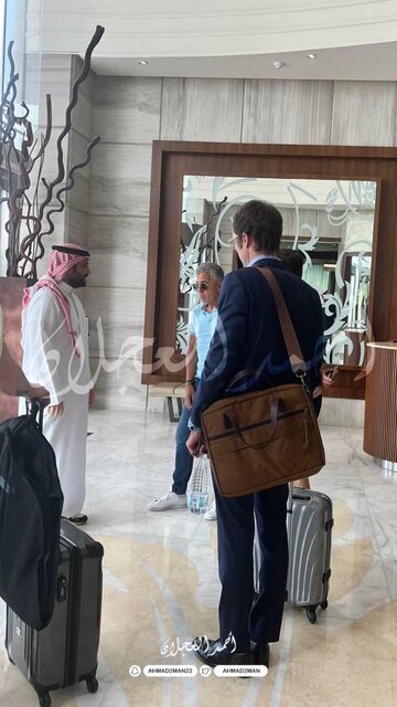 مدیر برنامههای مسی در عربستان دیده شد