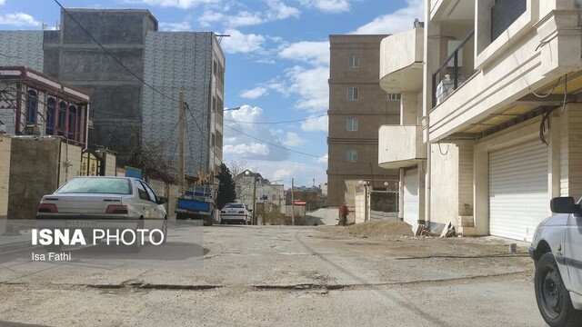 وضعیت اسفناک و عجیب آسفالت خیابانهای «پایتخت طبیعت ایران» + عکس