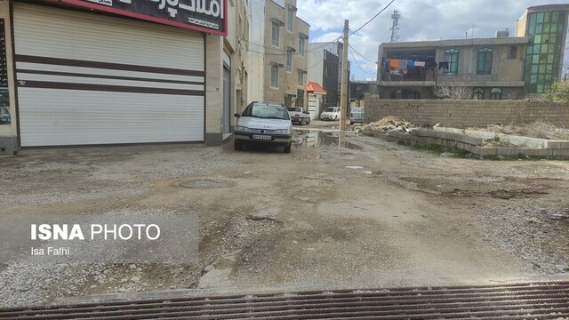 وضعیت اسفناک و عجیب آسفالت خیابانهای «پایتخت طبیعت ایران» + عکس