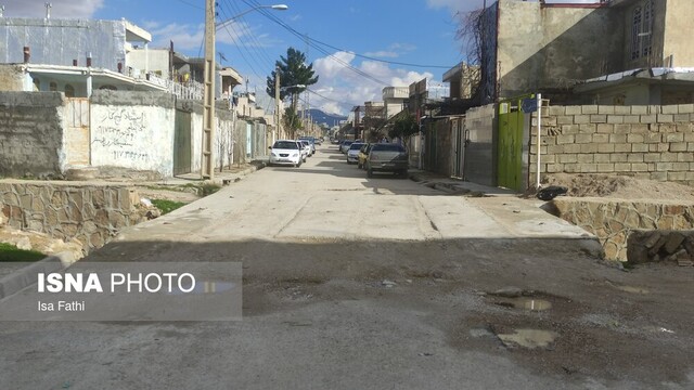 وضعیت اسفناک و عجیب آسفالت خیابانهای «پایتخت طبیعت ایران» + عکس