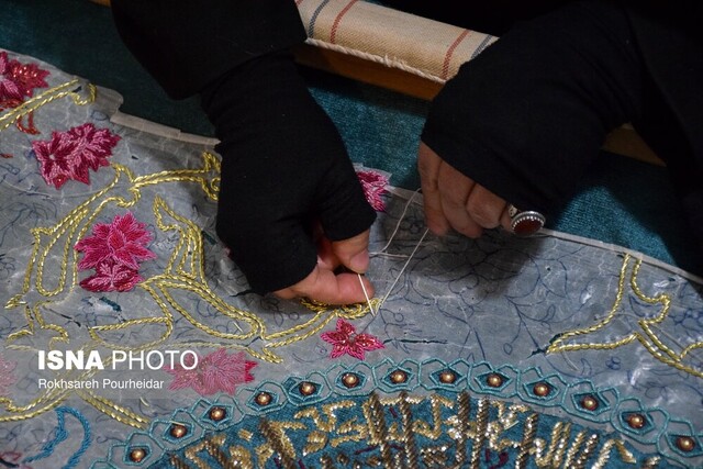 همنشینی ظرافت و خلاقیت در دوختهای سنتی