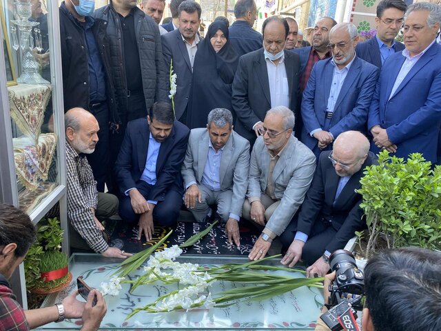 رئیس مجلس وارد کرمان شد