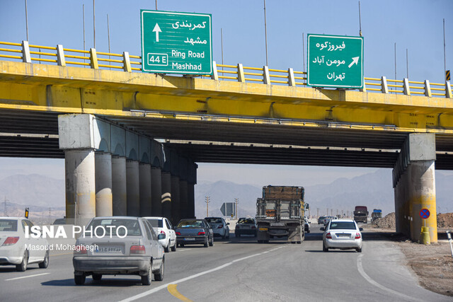 پایان ترافیک نوروزی در جاده‌های استان سمنان
