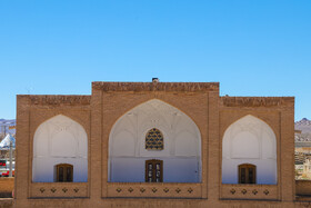 کاروانسرای صفوی امین‌آباد یکم دی‌ماه ۱۳۴۸ با شماره ۸۸۴ در فهرست آثار ملی ایران به ثبت رسیده است.