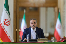 نشست خبری حسین امیرعبداللهیان، وزیر امور خارجه
