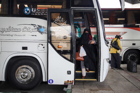 خدمات‌دهی سازمان پایانه‌های تهران برای بازگشت زائران اربعین به کشور