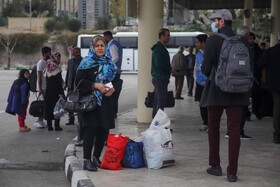 پایانه مسافربری مشهد در آستانه نوروز