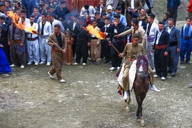 پشیواز نوروز در روستا «هشمیز» - کردستان