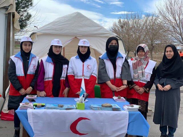 عکس آرشیوی است بازدید بیش از ۵۳ هزار نفر از ایستگاههای ایمنی و سلامت هلال احمر