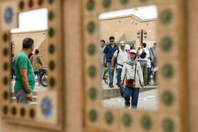 یزد زیر پای مسافران نوروزی