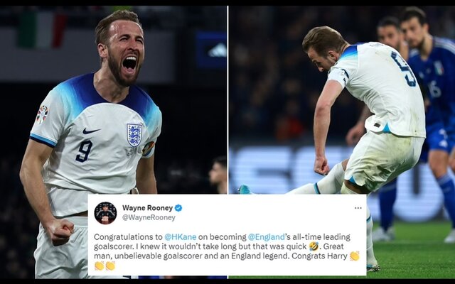 واکنش جالب وین رونی به شکستن رکوردش توسط هری کین 2