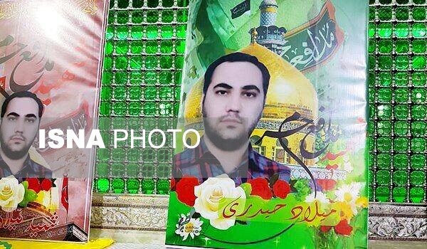 جزییات مراسم تشییع پیکر شهید میلاد حیدری در قرچک