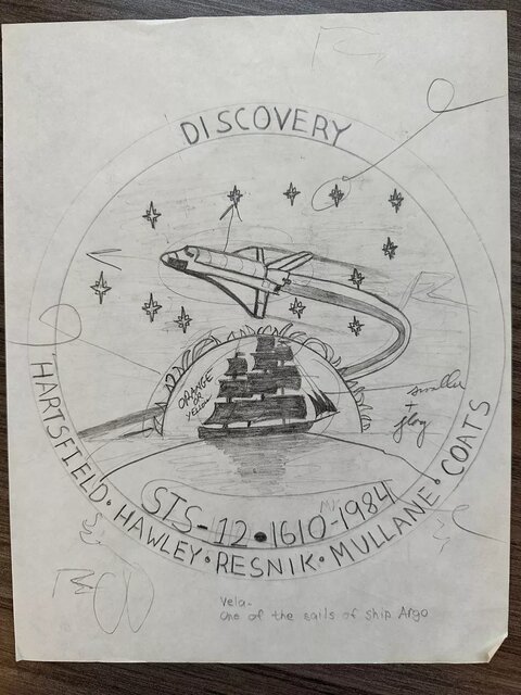 تولید نشان فضایی طراحی شده توسط پسر یک فضانورد