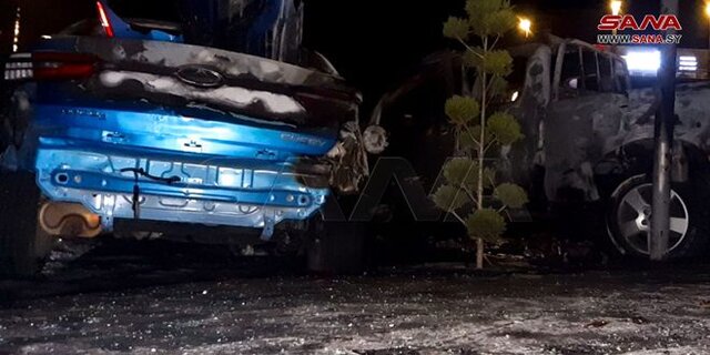 انفجار خودروی بمب‌گذاری شده در منطقه «المزه» دمشق بدون تلفات جانی