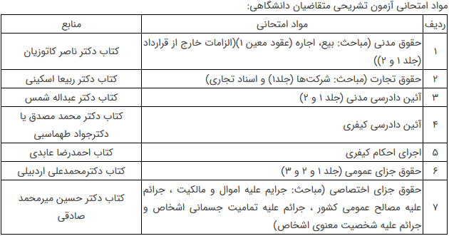 اعلام زمان ثبت نام آزمون جذب عمومی تصدی منصب قضا سال ۱۴۰۲