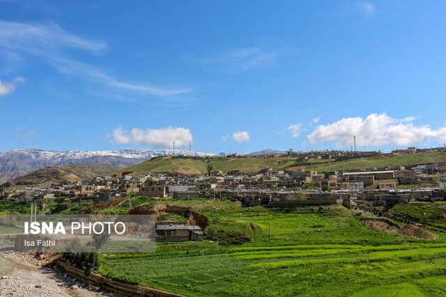 طبیعت بهاری بخش چاروسا در شهرستان کهگیلویه