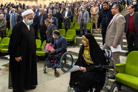 دیدار جمعی از اقشار مختلف مردم استان البرز با غلامحسین محسنی‌اژه‌ای، رئیس قوه قضائیه