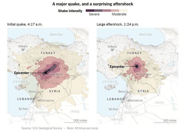 نگاهی به عملکرد اپراتورهای مخابراتی در زمینلرزه ترکیه - سوریه