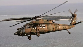 ناپدید شدن یک هلیکوپتر نظامی ژاپن؛ پیدا شدن قطعاتی از بدنه در دریا