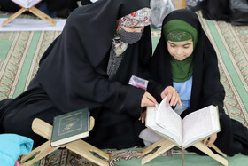 مراسم جزء خوانی در مصلی اعظم امام خمینی(ره) تبریز