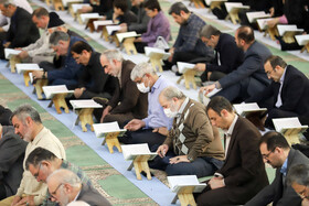 مراسم جزء خوانی در مصلی اعظم امام خمینی(ره) تبریز