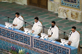 مراسم جزء خوانی در مصلی اعظم امام خمینی(ره) تبریز