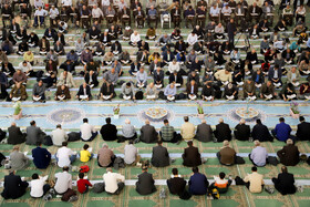 مراسم جزء خوانی در مصلی اعظم امام خمینی(ره) تبریز