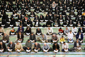 مراسم جزء خوانی در مصلی اعظم امام خمینی(ره) تبریز