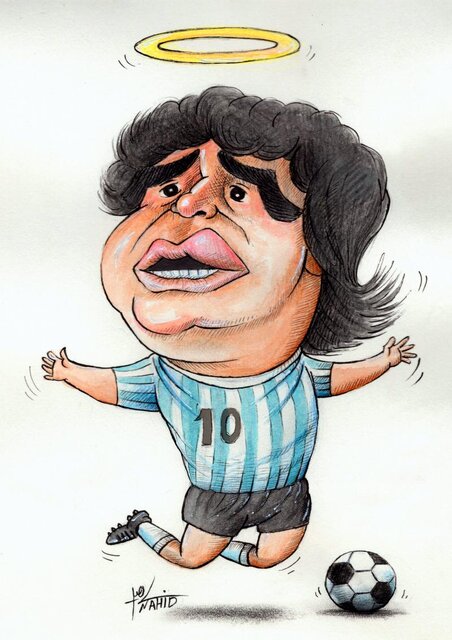 کاریکاتورهای فوتبالیست‌های مشهور جهان + تصاویر