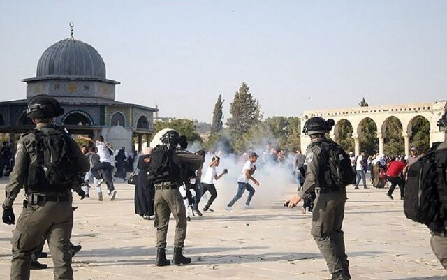 عکس: آرشیو تهاجم مسلحانه به مسجد الاقصی نشانه اوج شکست و استیصال سرکردگان صهیونیستی است