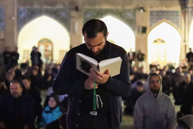 مراسم احیای شب بیست و یکم  ماه مبارک رمضان در مسجد جامع زنجان