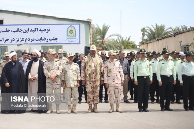 پیکر شهید سرگرد سعید مریدی در بندرعباس تشییع شد