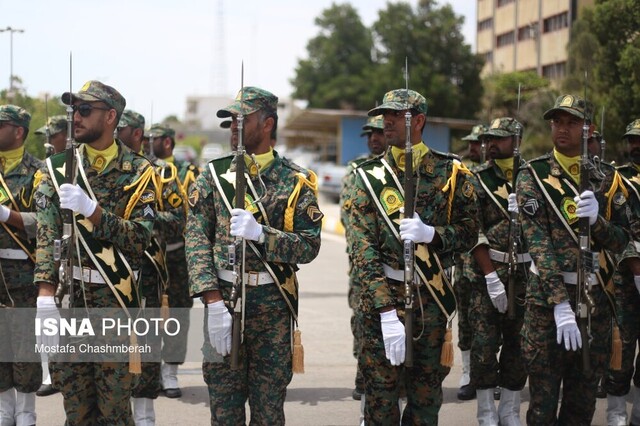 پیکر شهید سرگرد سعید مریدی در بندرعباس تشییع شد