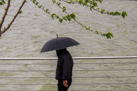 طغیان رودخانه خرم رود با ورود سامانه بارشی جدید در خرم آباد