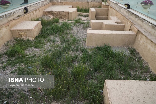 وقتی که محوطه کاخ صفوی جهاننما علفزار میشود!