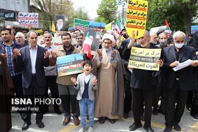 کرمانشاهیان فریاد حمایت از فلسطین سردادند