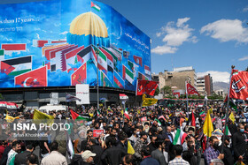 بازتاب راهپیمایی روز قدس در یک روزنامه صهیونیستی