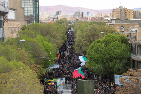 مراسم راهپیمایی روز جهانی قدس - تبریز