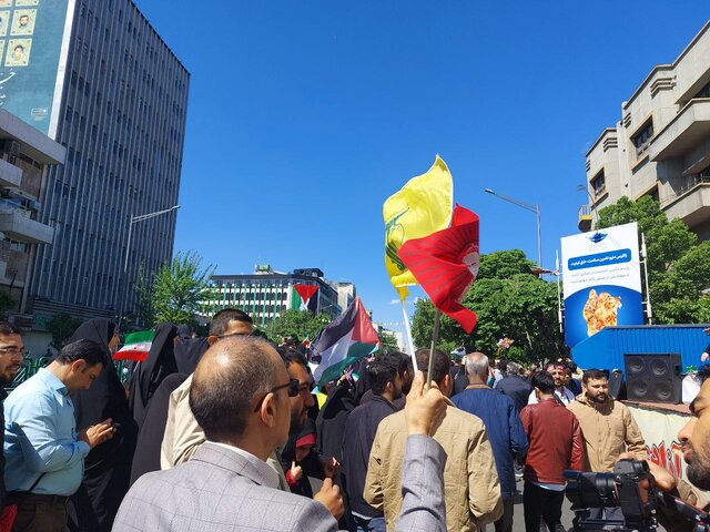 گزارش خبرنگاران ایسنا از مراسم راهپیمایی روز قدس ۱۴۰۲